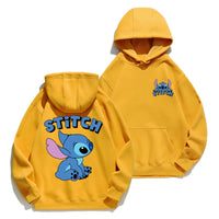 Stitch Hoodie Autumn/Winter Hoodie European and American Cartoon Anime Hoodie Loose Clothes Couple'S Hoodie Coat