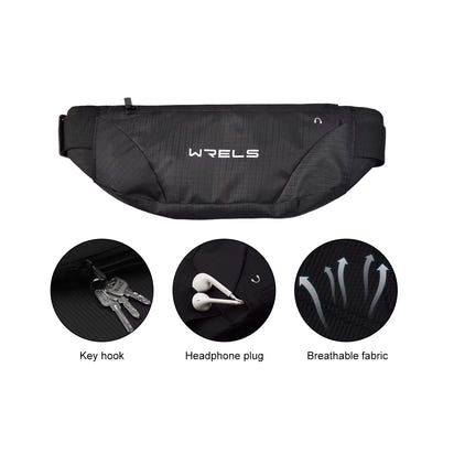 Outdoor Running Fitness Waist Bag Ultra-thin Mobile Phone Elastic Sports Waterproof Close-fitting Mobile Phone Bag Waterproof